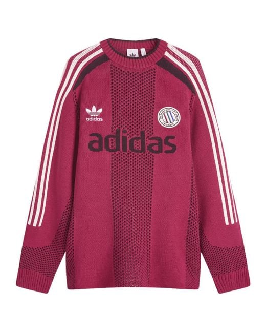 Adidas Red Adicolor Pullover Knit
