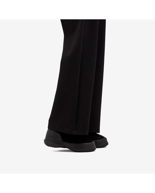 Moon Boot Black Luna Suede Low Boot