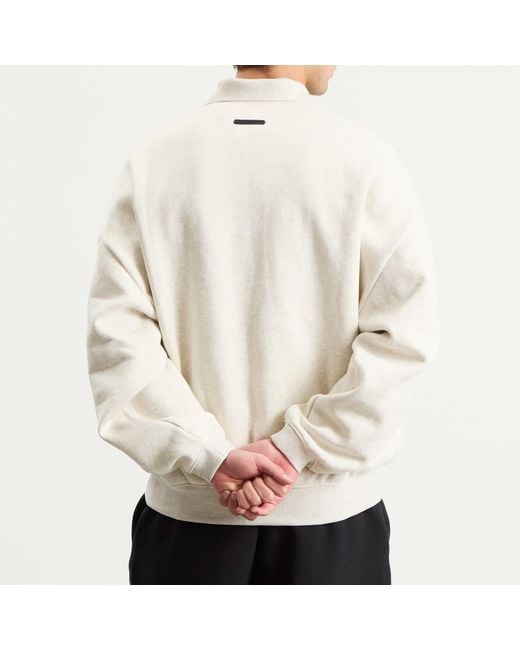 Fear Of God White Signature 90S Polo Sweatshirt for men