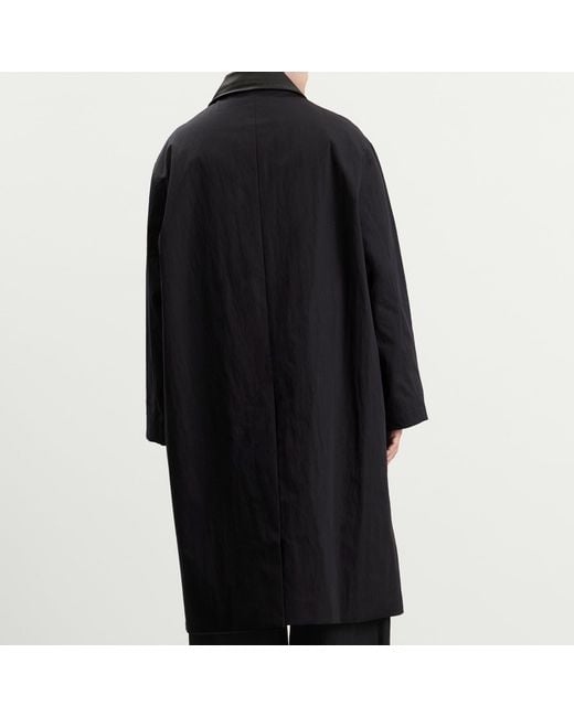 Studio Nicholson Black Revere Trench Coat for men
