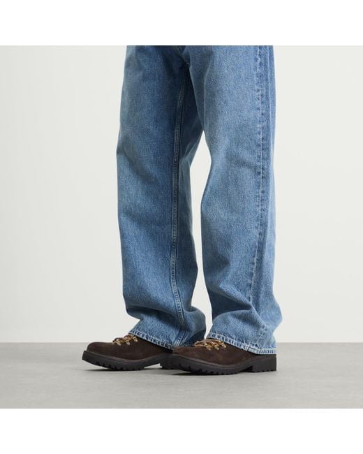 Astorflex Brown Furflex Suede Shoes for men