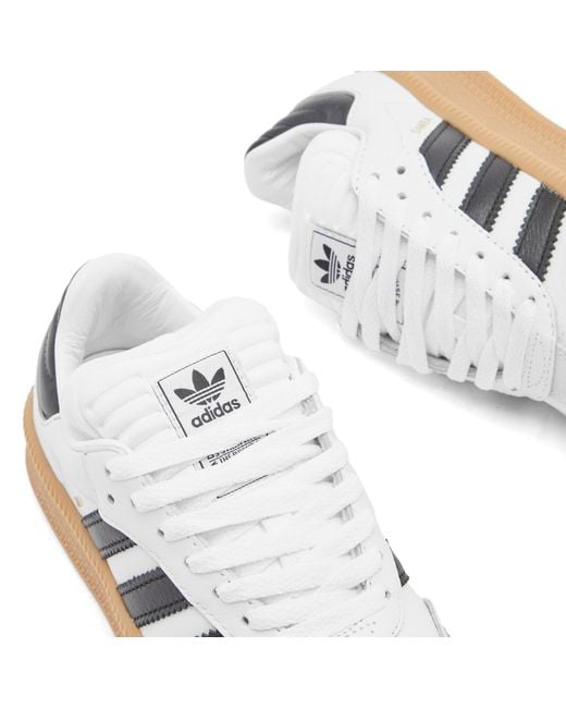 Adidas White Samba Xlg Sneakers