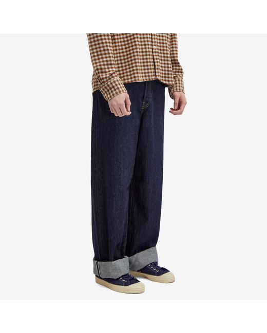 Edwin Blue Wide Pants for men