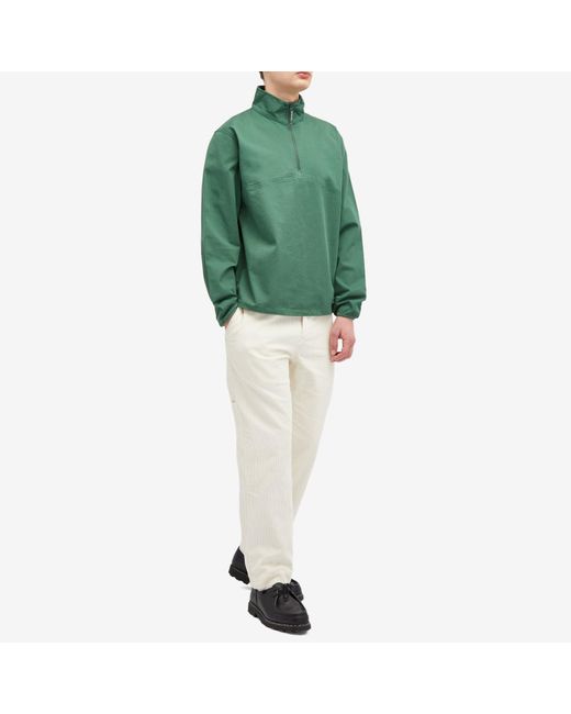 Kestin Green Aberfeldy Half-Zip Windbreaker Jacket for men