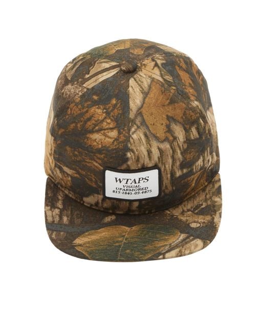 (w)taps Brown Miltia 02 Ripstop Camo Cap for men