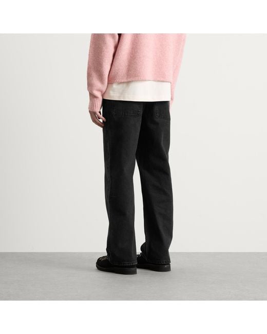 About Blank Black Relaxed Denim Jean for men