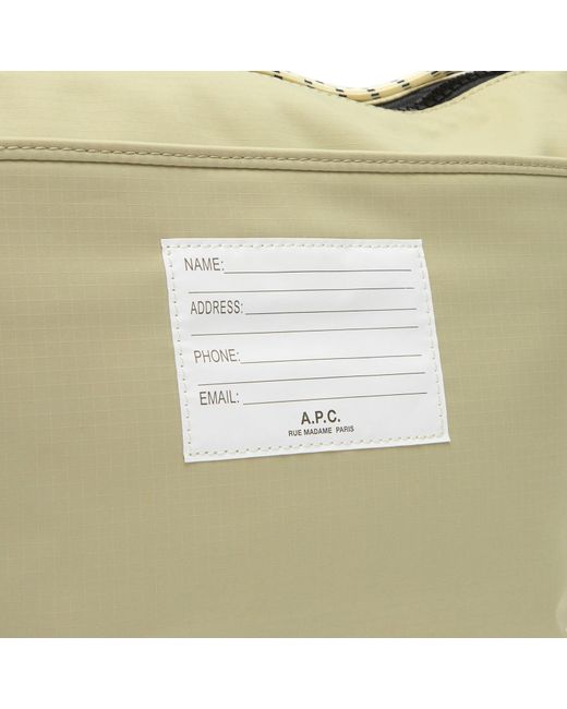 A.P.C. Green Trek Cross Body Bag for men