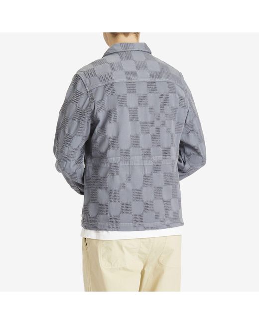 Folk Gray Waffle Assembly Jacket for men