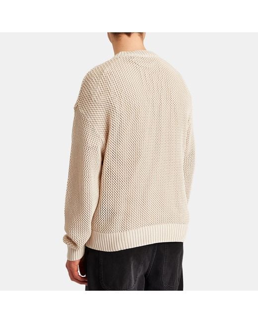 Represent Natural Open Gauge Knit Sweater for men
