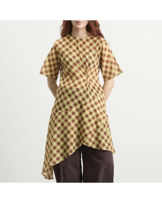 Damson Madder Yellow Harmony Midi Dress