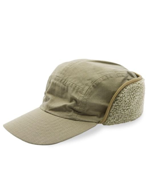 Maharishi Green Nyco Flap Cap for men