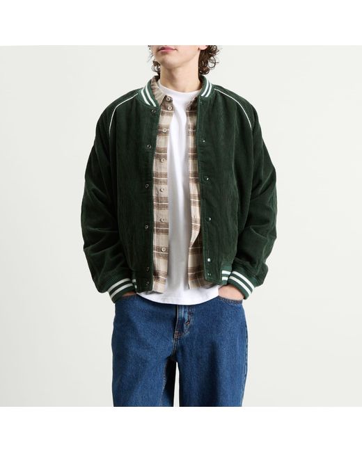 thisisneverthat Corduroy Varsity Jacket in Green for Men | Lyst UK