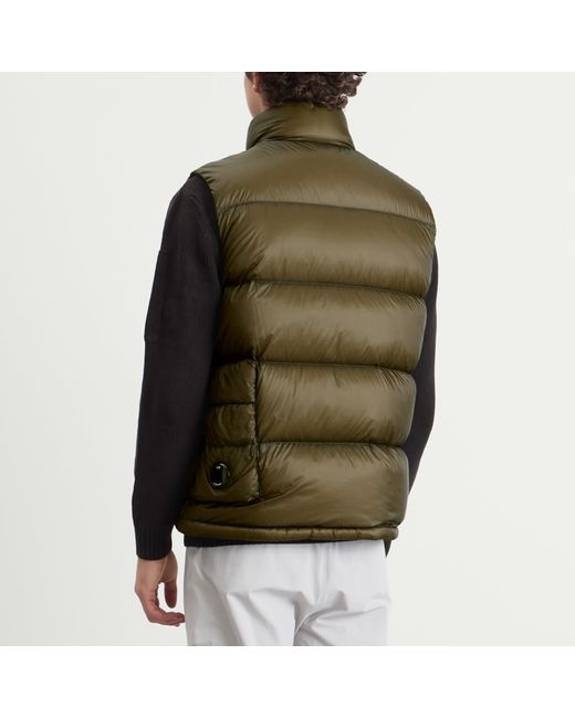 C P Company Green Dd-Shell Vest for men