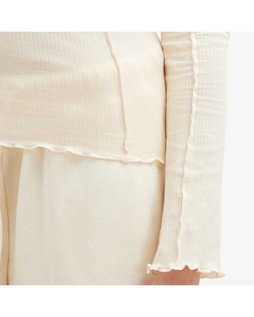 Baserange White Omato Long Sleeve Top