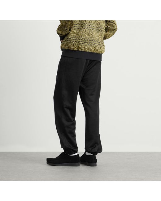 Needles Black Zipped Sweat Pants for men