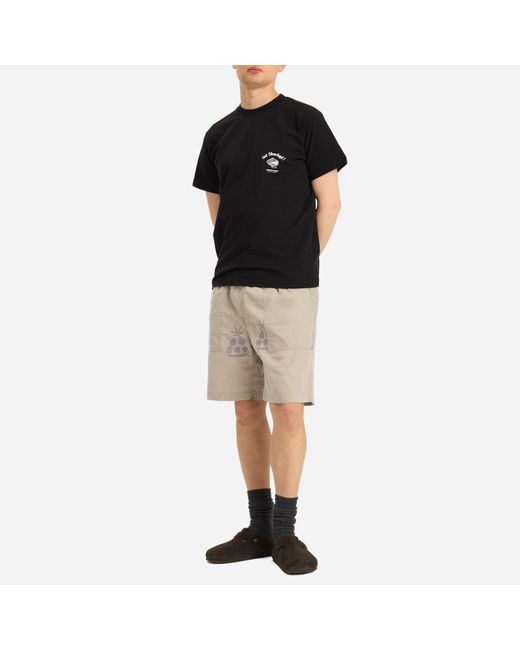 Service Works Natural Poplin Printed Chef Shorts for men