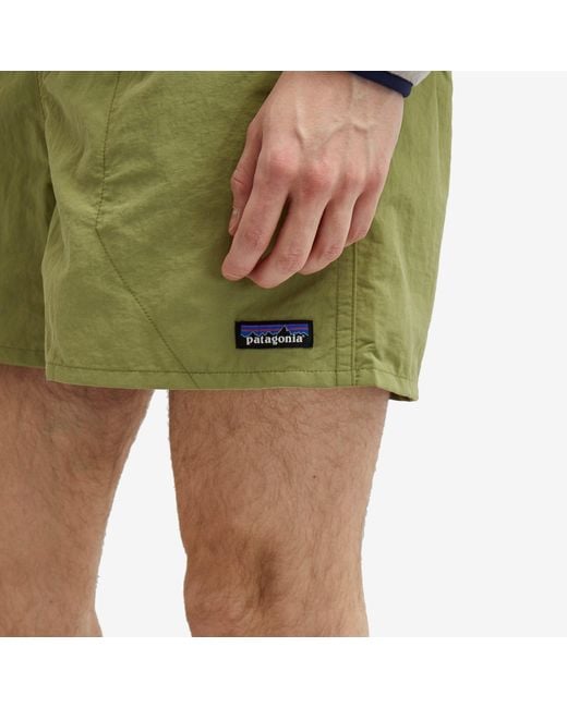 Patagonia Green Baggies 5" Shorts Buckhorn for men