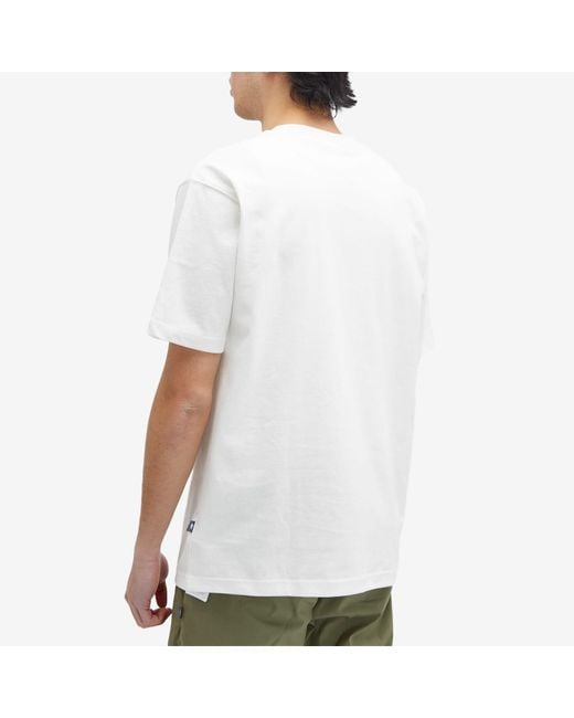 New Balance White Nb Athletics Premium Logo Relaxed T-Shirt for men