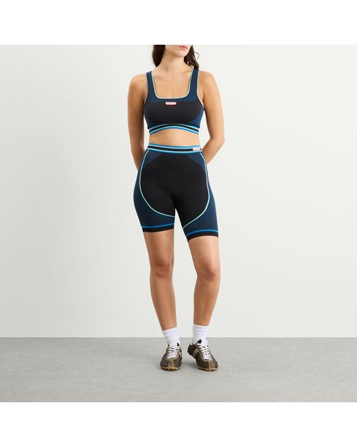 Casablanca Blue Seamless Bralette Top