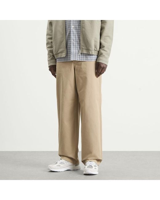 Norse Projects Natural Kvitfjell Relaxed Cotton Twill Pants for men