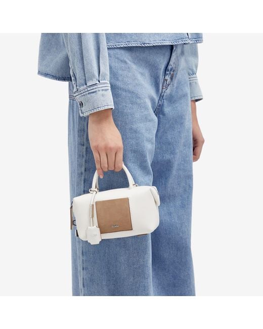 Max Mara Holdallspock Holdall Bag in White | Lyst