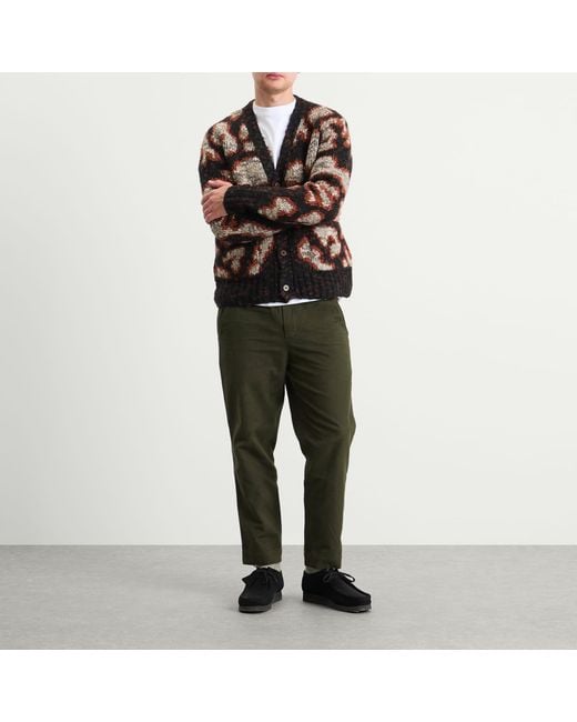 Folk Green Drawcord Assembly Pant for men