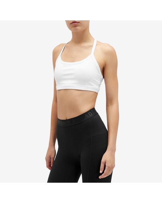 ADANOLA White Ultimate Strappy Racer Bra