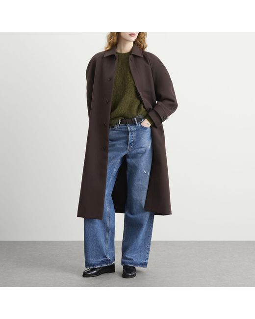 Auralee Green Mohair Knit Pullover
