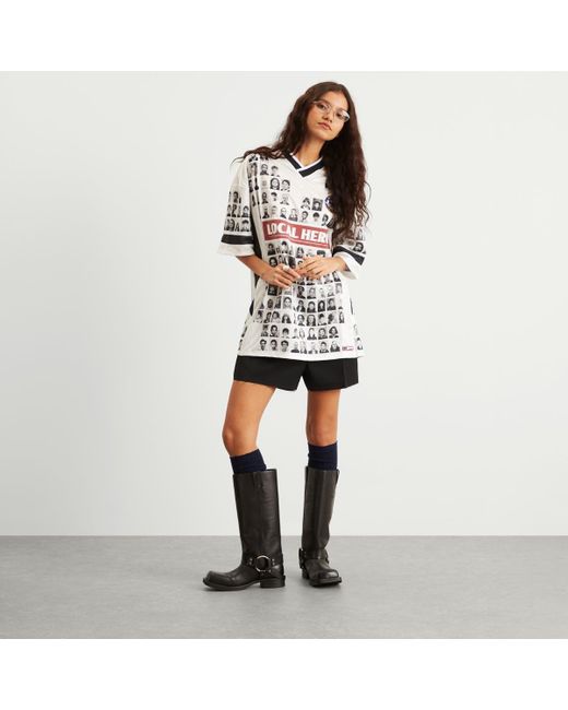 Martine Rose Local Hero Football Shirt in White | Lyst