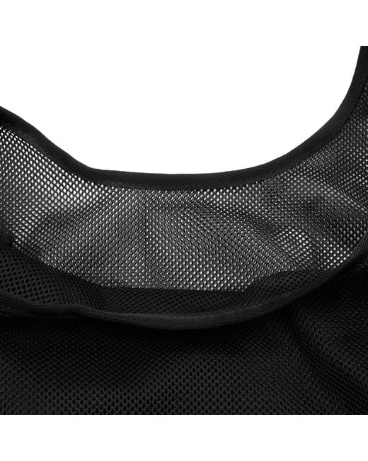 A.P.C. Black Rebound Mesh Shopping Bag for men