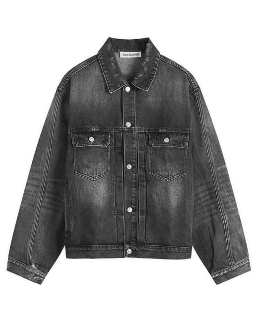 Cole Buxton Black Type Ii Denim Jacket for men
