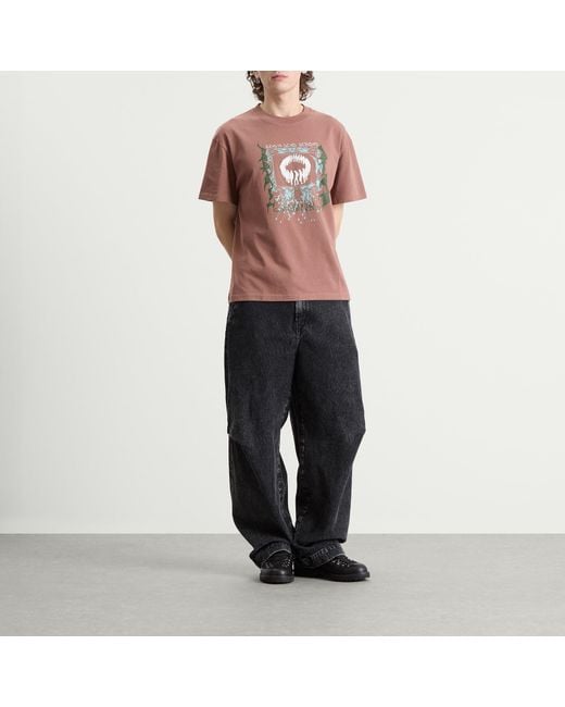 Brain Dead Pink Endless Construction T-Shirt for men