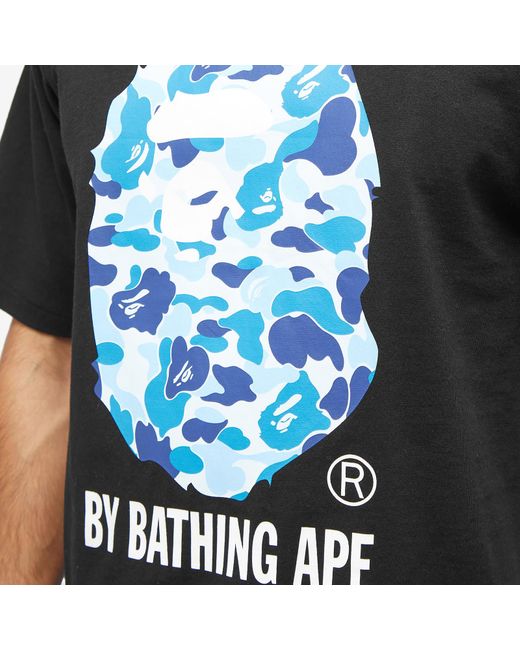 A Bathing Ape Black Abc Camo By Bathing Ape T-Shirt for men