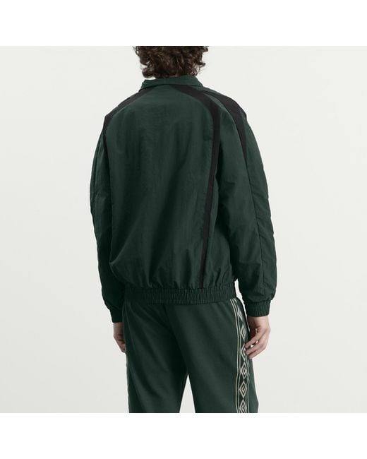 Umbro Green Relaxed Track Jacket for men