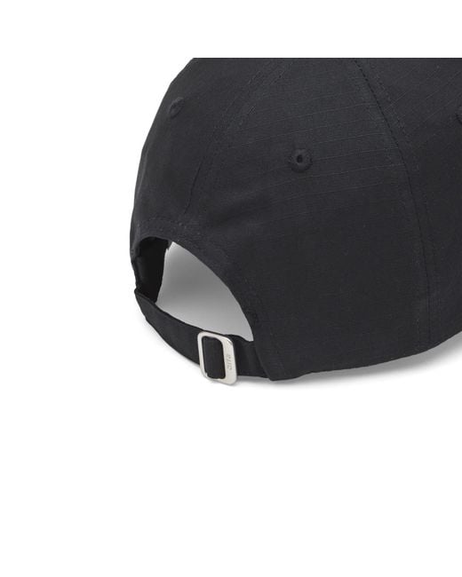 Arte' Black Round Logo Cap for men