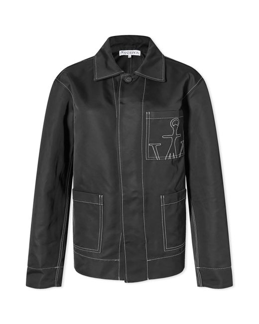 J.W. Anderson Black Contrast Seam Workwear Jacket