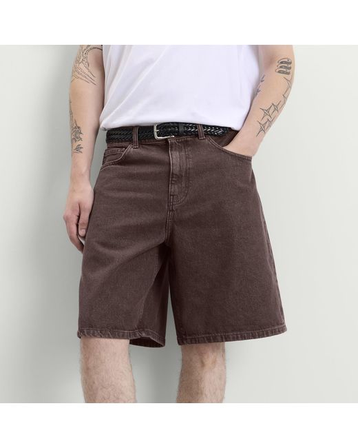 Les Deux Brown Prince Denim Shorts for men