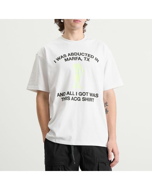 Nike White Acg Alien T-Shirt for men