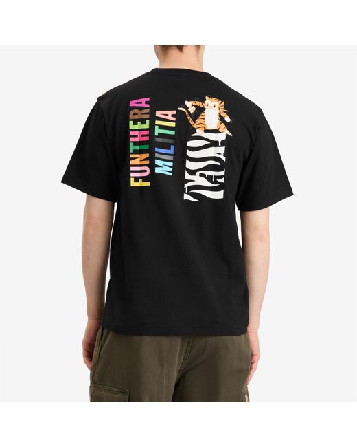 A Bathing Ape Black Colors Tiger Tee for men