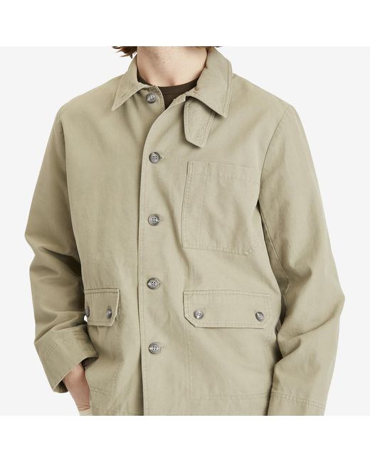 A.P.C. Natural Piet Canvas Work Jacket for men