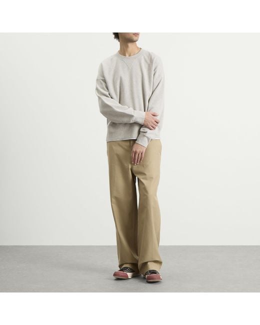 Visvim White Court Sweatshirt for men