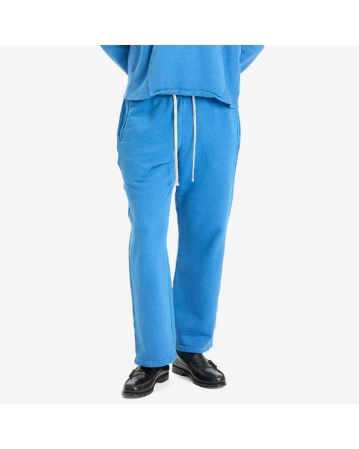Les Tien Blue Heavyweight Classic Pant for men