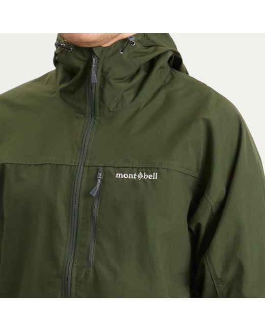 Montbell Green O.D. Hooded Jacket for men