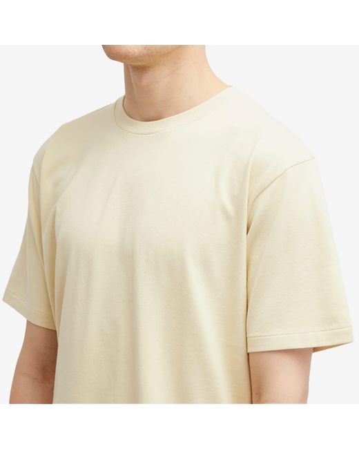 Auralee Natural Luster Plaiting T-Shirt for men