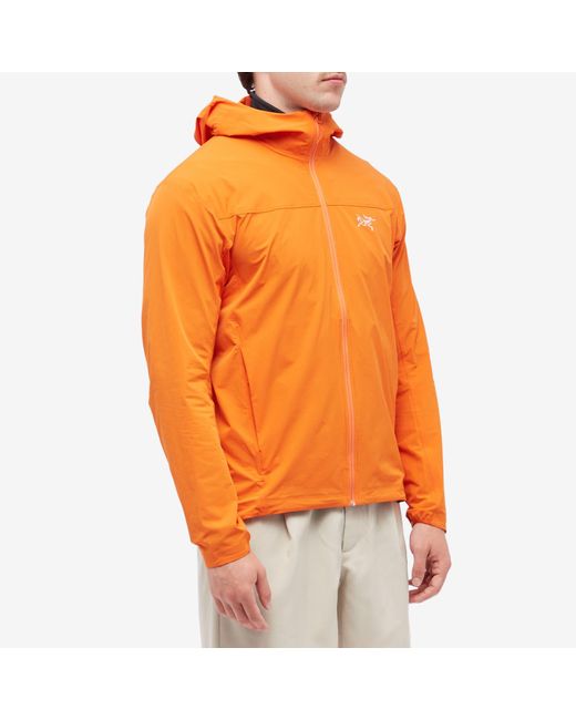 Arc'teryx Gamma Lightweight Softshell Hooded Jacket in Orange for