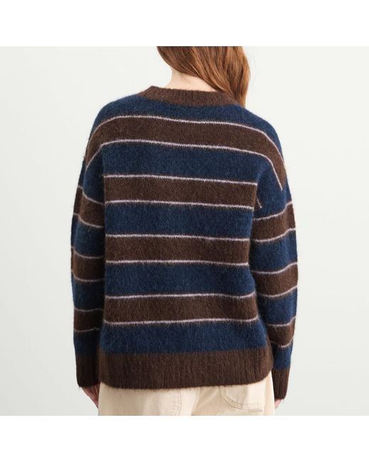 Samsøe & Samsøe Blue Sajeanne Hairy Knit Sweater