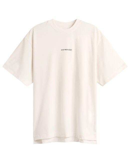 And Wander Natural Dry Mesh T-Shirt for men