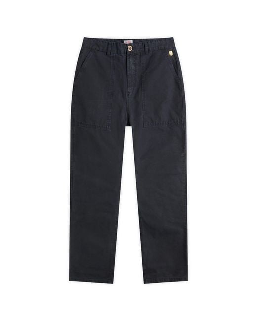 Armor Lux Blue Fatigue Pants for men