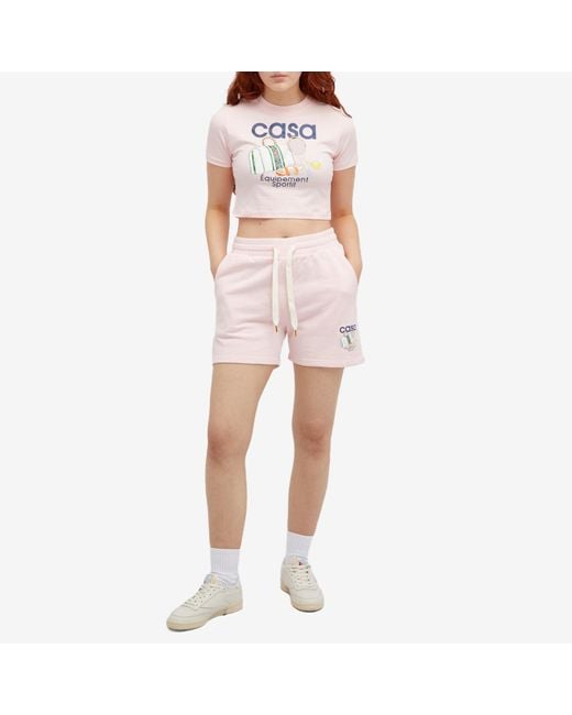 Casablancabrand Pink Equipement Sportif Baby T-Shirt