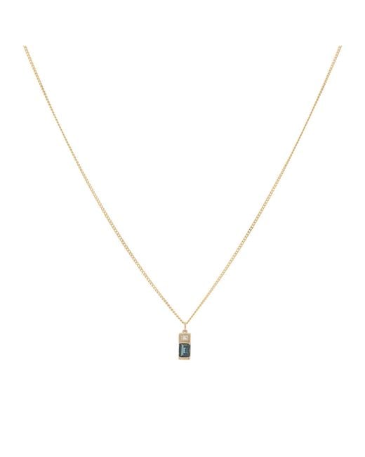 Miansai Metallic Everett London Topaz Pendant Necklace for men